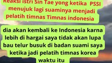 Ini alasan Shin Tae yong perpanjang kontrak di bocorkan sang istri  #football #timnas#beritabola