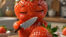 The World's Cutest Strawberry Baby Chef!
