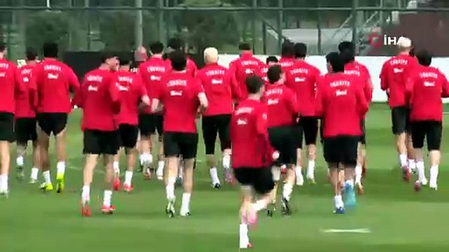 A Milli Futbol Takımı, Kuzey Makedonya maçı hazırlıklarını tamamladı | Ajansspor | IHA