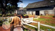 Arthur’s Horse Theft Gunfight RDR2 Horse Flesh for Dinner