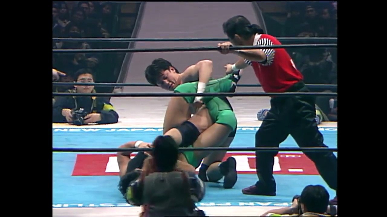 1996.02.04 - 09. Black Cat-Koji Kanemoto-Takashi Iizuka-Yuji Nagata vs. Hiromitsu Kanehara-Kazushi Sakuraba-Kenichi Yamamoto-Masahito Kakihara (2 of 3 Falls)