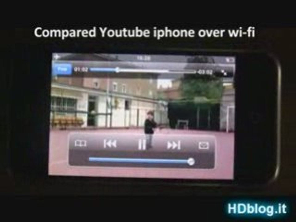 HTC Diamond and Iphone youtube video and audio test2 review