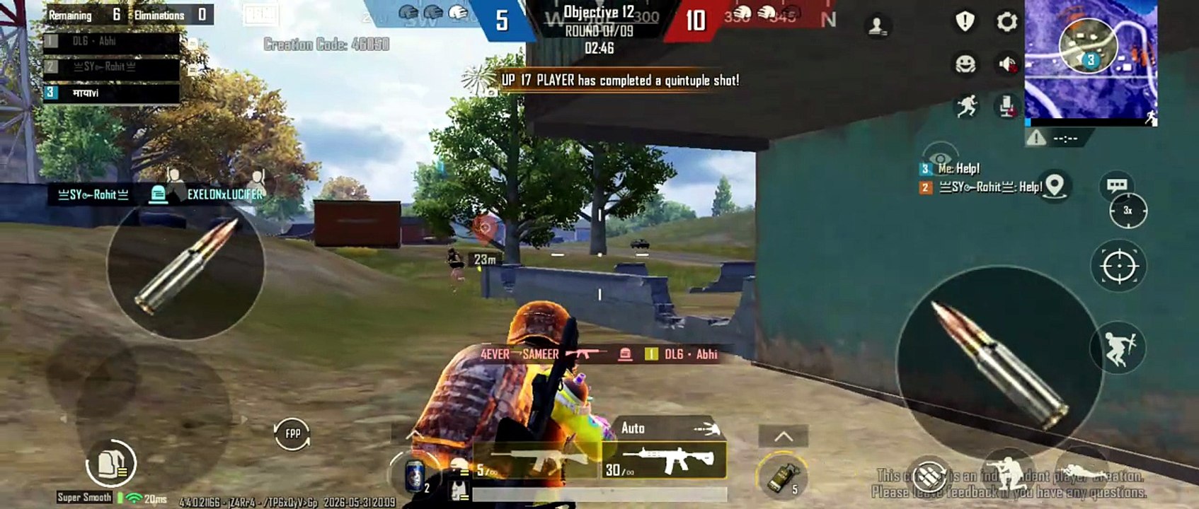 Bgmi 3v3 Gameplay