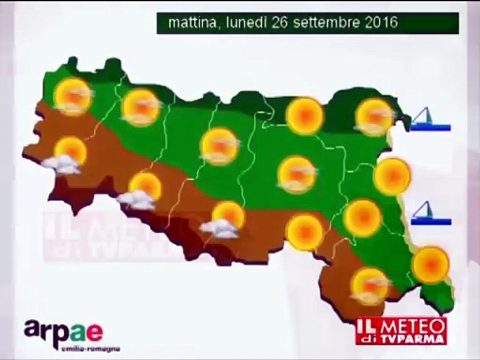 Meteo di domani 26 settembre