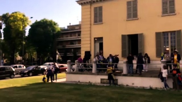 Parma promosso, festa al Petitot