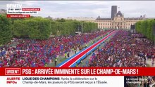 PSG: les bus des joueurs du PSG sont arrivés