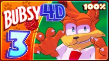 Bubsy 4D Walkthrough Part 3 • 100% • World 3 : Metalurgia (PS5) 🧶