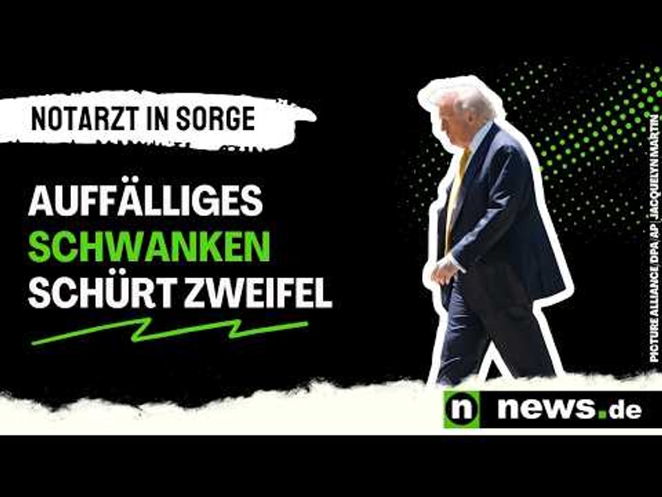 Donald Trump: Notarzt in Sorge - auffälliges Schwanken schürt Zweifel