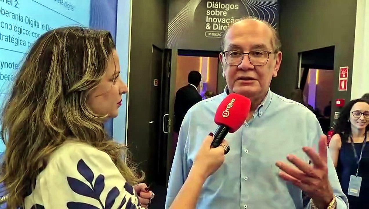 Direto de Lisboa: Ao BNews, Gilmar Mendes exalta Fórum de Lisboa como centro das discussões políticas