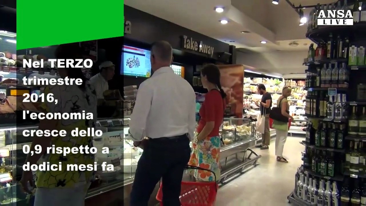 Cresce il Pil, +0,3% nel terzo trimestre