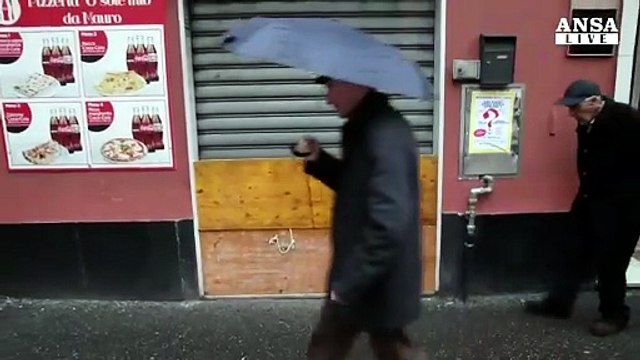 Allerta rossa a Genova per il maltempo