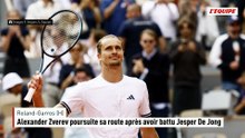 Alexander Zverev à sa main face au lucky-loser Jesper De Jong - Tennis - Roland-Garros (H)