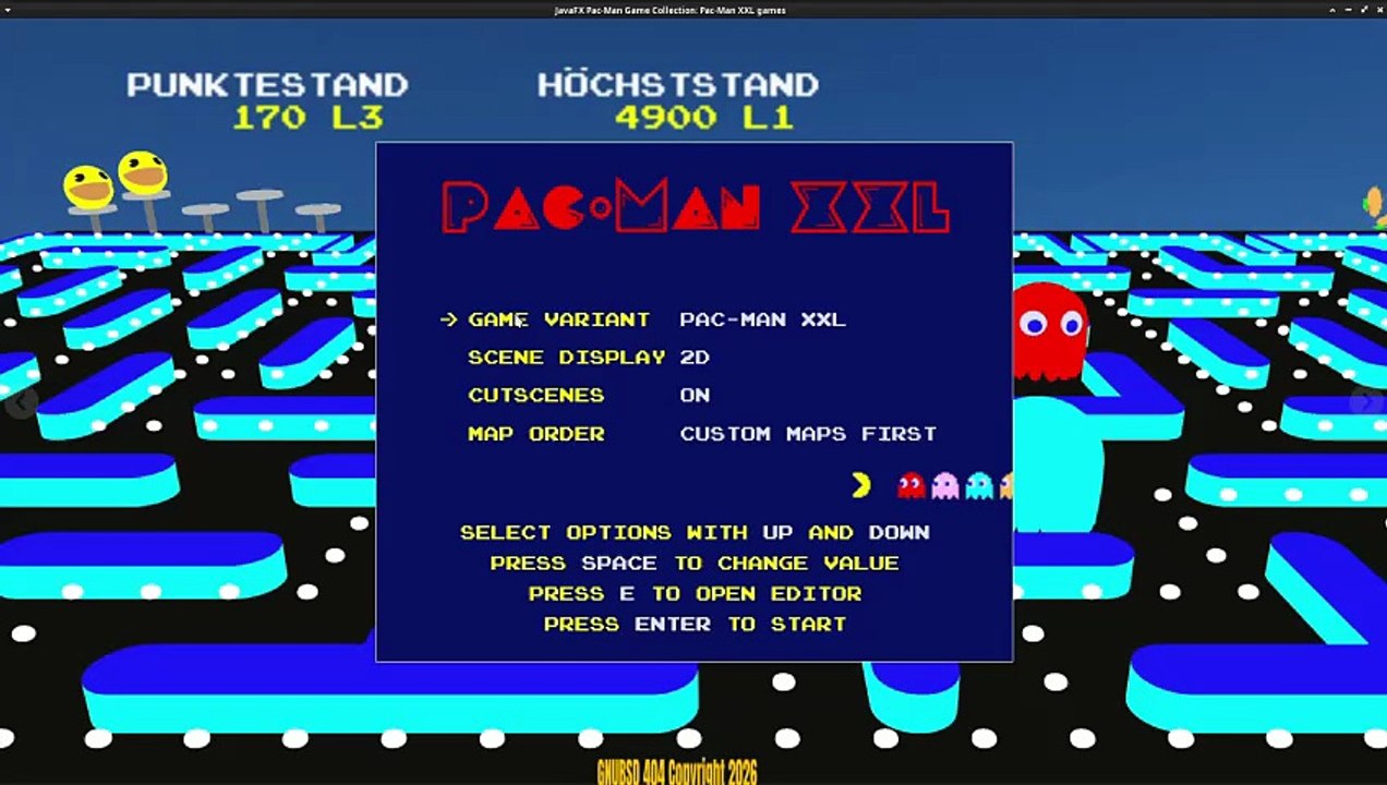 GNUBSD404 Long N141 Pac Man XXL (Linux/Java)