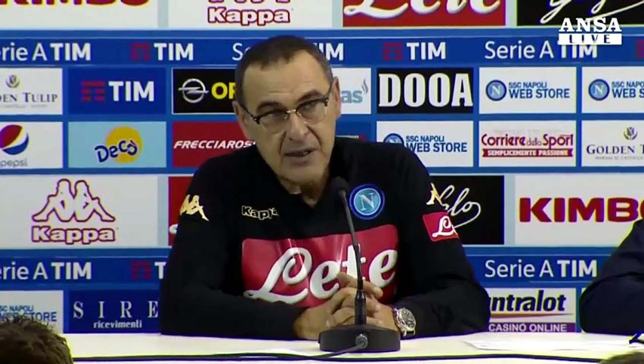 Sarri: "Non siamo in difficolta'"