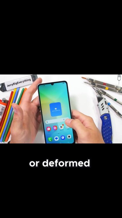 Samsung A06 Durability Test — Will It Snap or Survive?! 😱#shorts #samsung #tech #trending #review