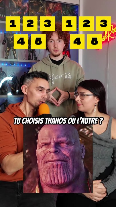 TU CHOISIS CE PERSO MARVEL OU L'AUTRE ?