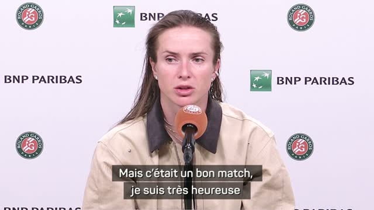 Roland-Garros - Svitolina : "Il y aura au moins une Ukrainienne en demi-finale"