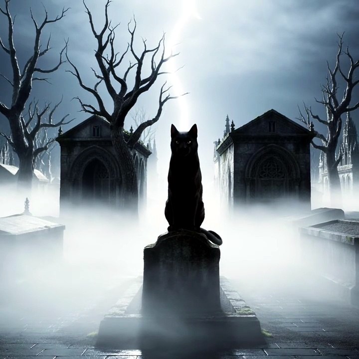 The Cat of the Forgotten Cemetery