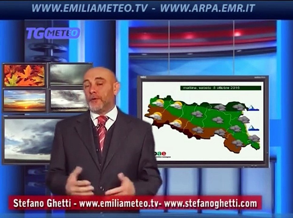 Previsioni meteo per sabato 8 ottobre