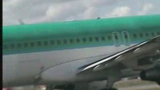 Take-off A320 Aer-Lingus EI-CVDC at the airport of Rennes