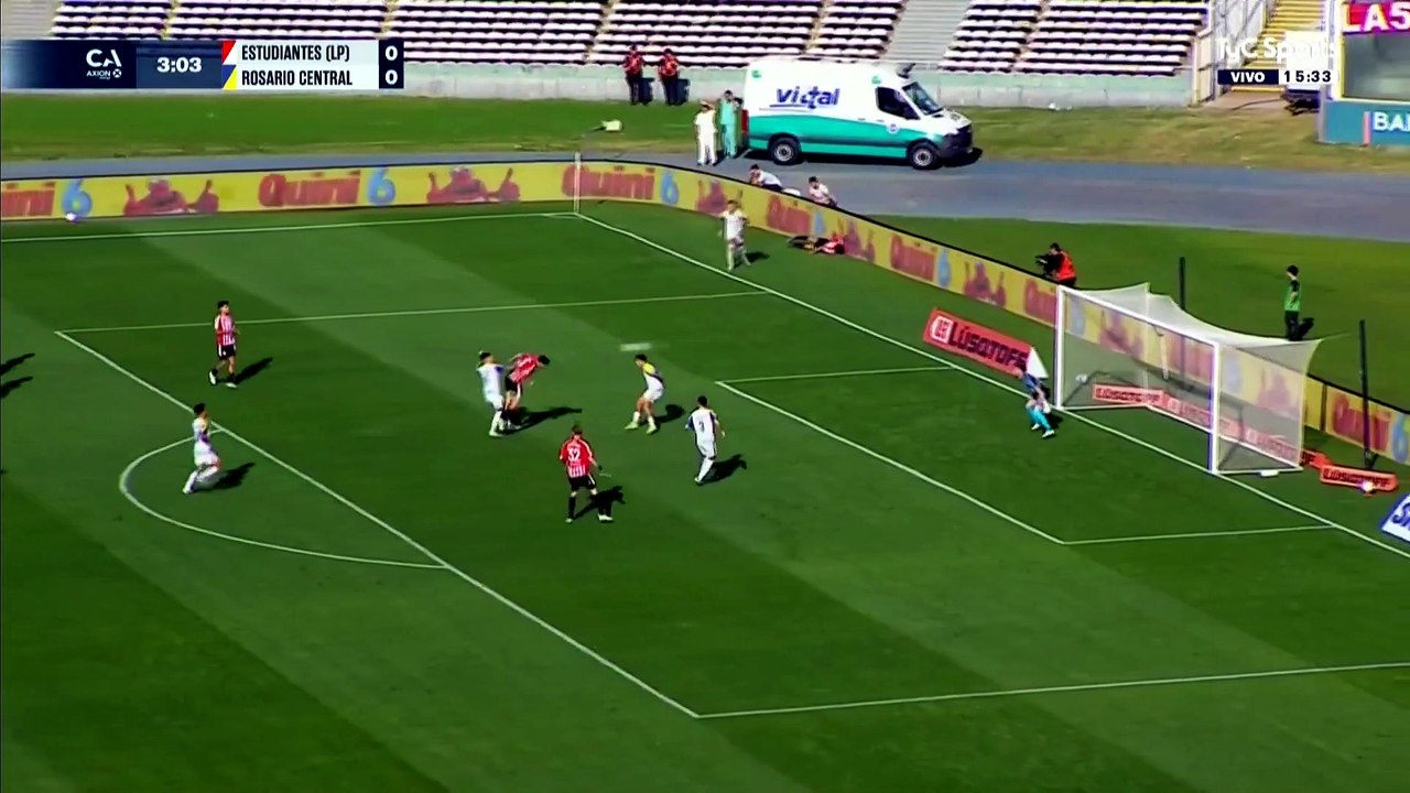 Estudiantes 1 - 0 Rosario Central: el gol de Carrillo