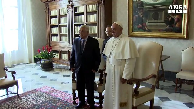 Papa Francesco riceve Abu Mazen in Vaticano