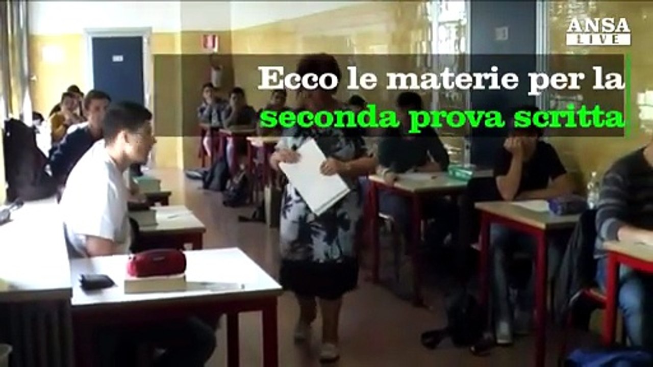 Ed e' subito maturita': ecco le materie