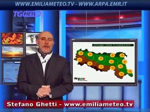 Previsioni meteo per mercoledì 16 novembre