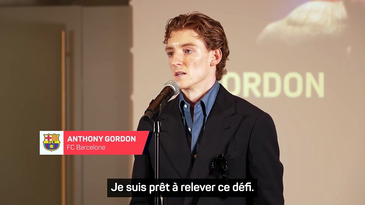 Gordon : "C'est un rêve qui devient réalité"