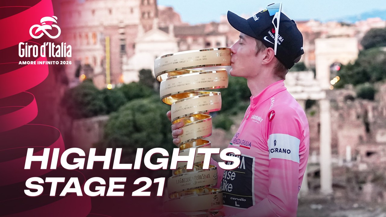THRILLING SPRINT AS VINGEGAARD COMPLETES HIS TRILOGY!😍🥵 | Giro d'Italia 2026 - Stage 21 | Highlights