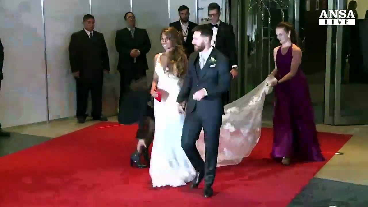 Messi e Antonella sposi