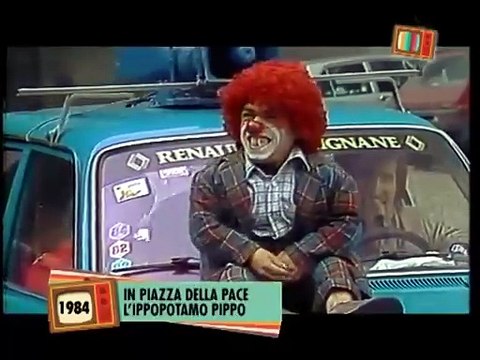 Sembra ieri : in piazza della Pace l'ippopotamo Pippo (1984)