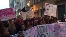 "Non una di meno", i colori e i suoni di Parma