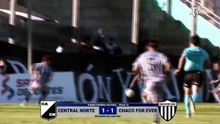 Central Norte 1 - Chaco For Ever 1: el resumen del empate en la Primera Nacional