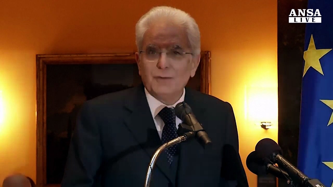 Mattarella: presto la legge elettorale
