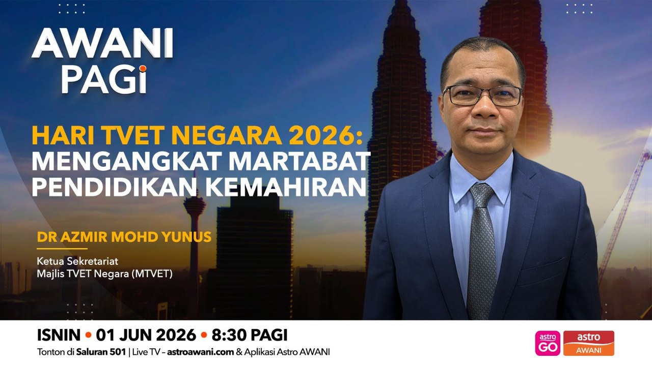 AWANI Pagi: Hari Tvet Negara| Mengangkat Martabat Pendidikan Kemahiran