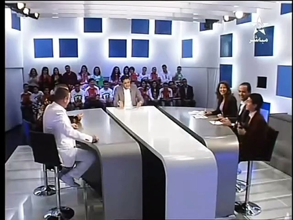 عادل الميلودي و سعيد الصنهاجي و إبنه حمزة في برنامج كلاسيكو
