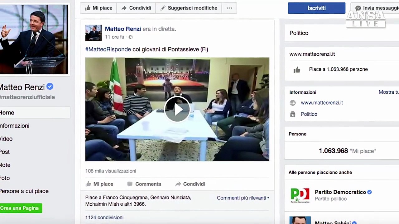 ANSAtg delle ore 15