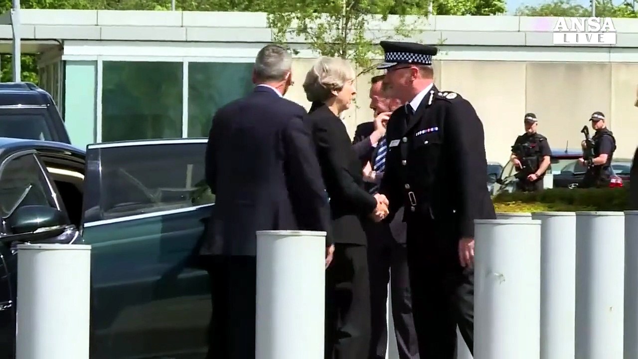 Theresa May a Manchester