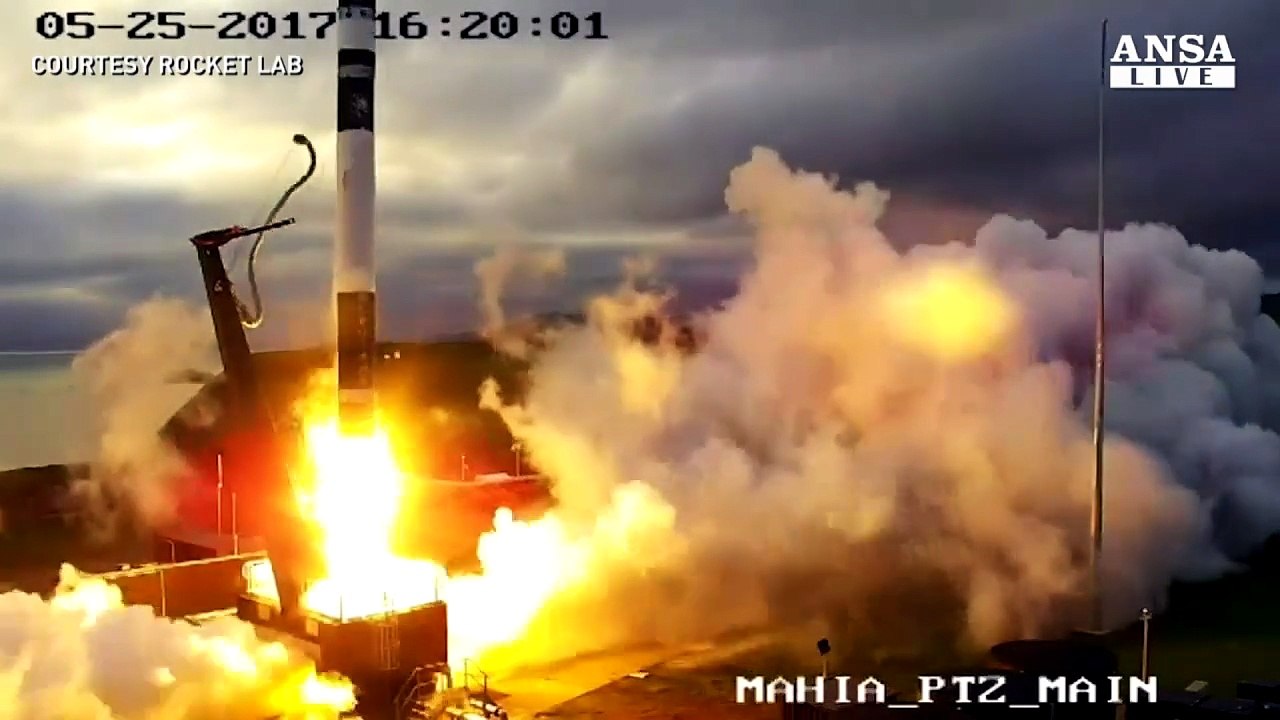 Primo lancio di un razzo spaziale da una piattaforma privata