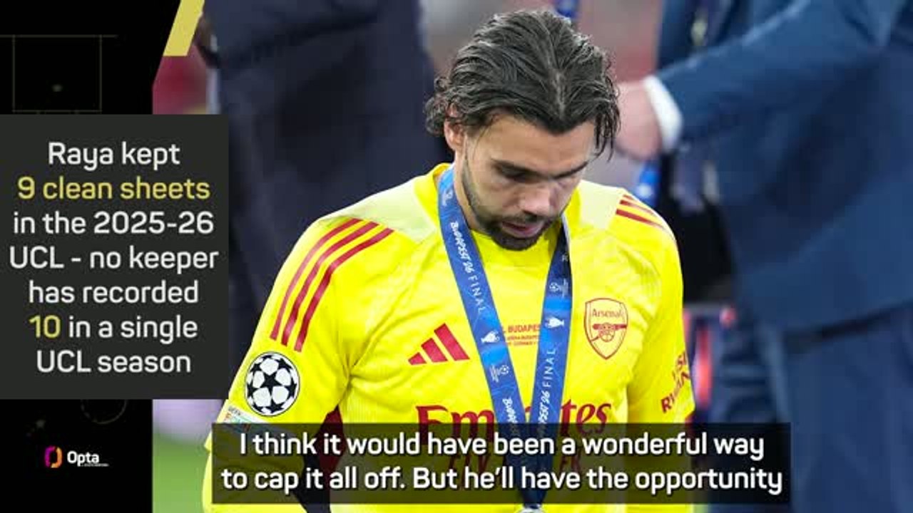 Unai Simon feels for 'devastated' David Raya after UCL final