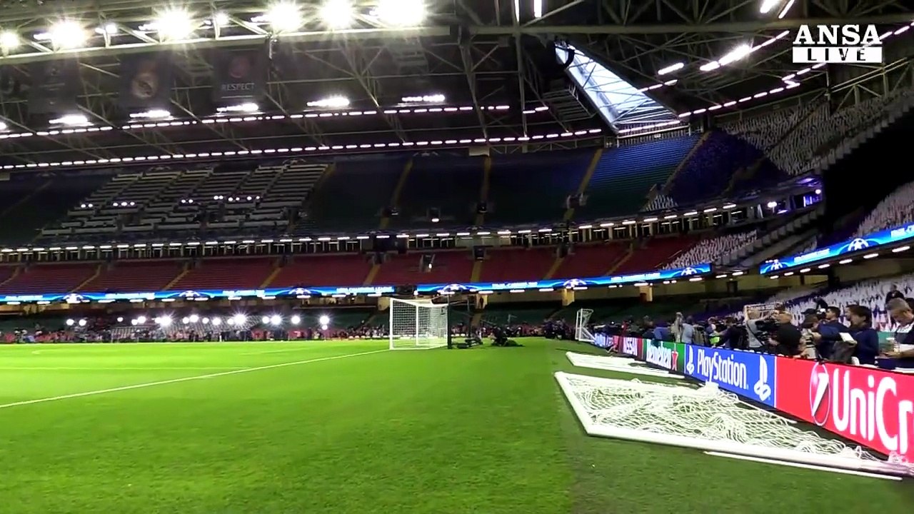 Per Juve prove generali al Millennium stadium