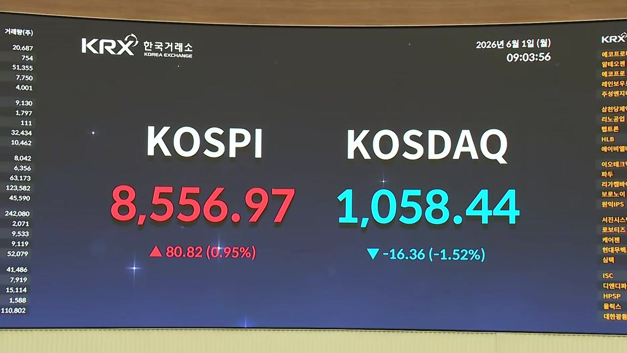 코스피 오늘도 상승 출발...8,500도 돌파 / YTN