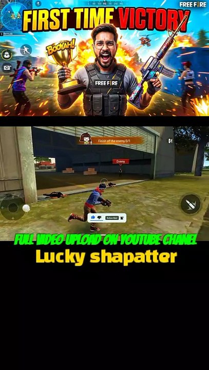 FINALLY I PLAYED FREE FIR MAX | LUCKYSHAPATTER FREE FIR | LUCKY SHAPATTER