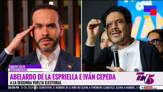 Abelardo de la Espriella e Iván Cepeda a la segunda vuelta electoral