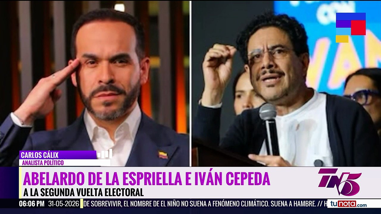 Abelardo de la Espriella e Iván Cepeda a la segunda vuelta electoral
