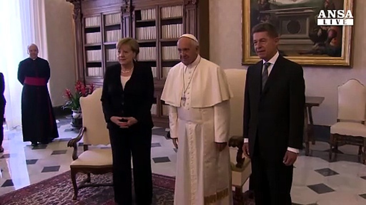 Angela Merkel in udienza dal Papa
