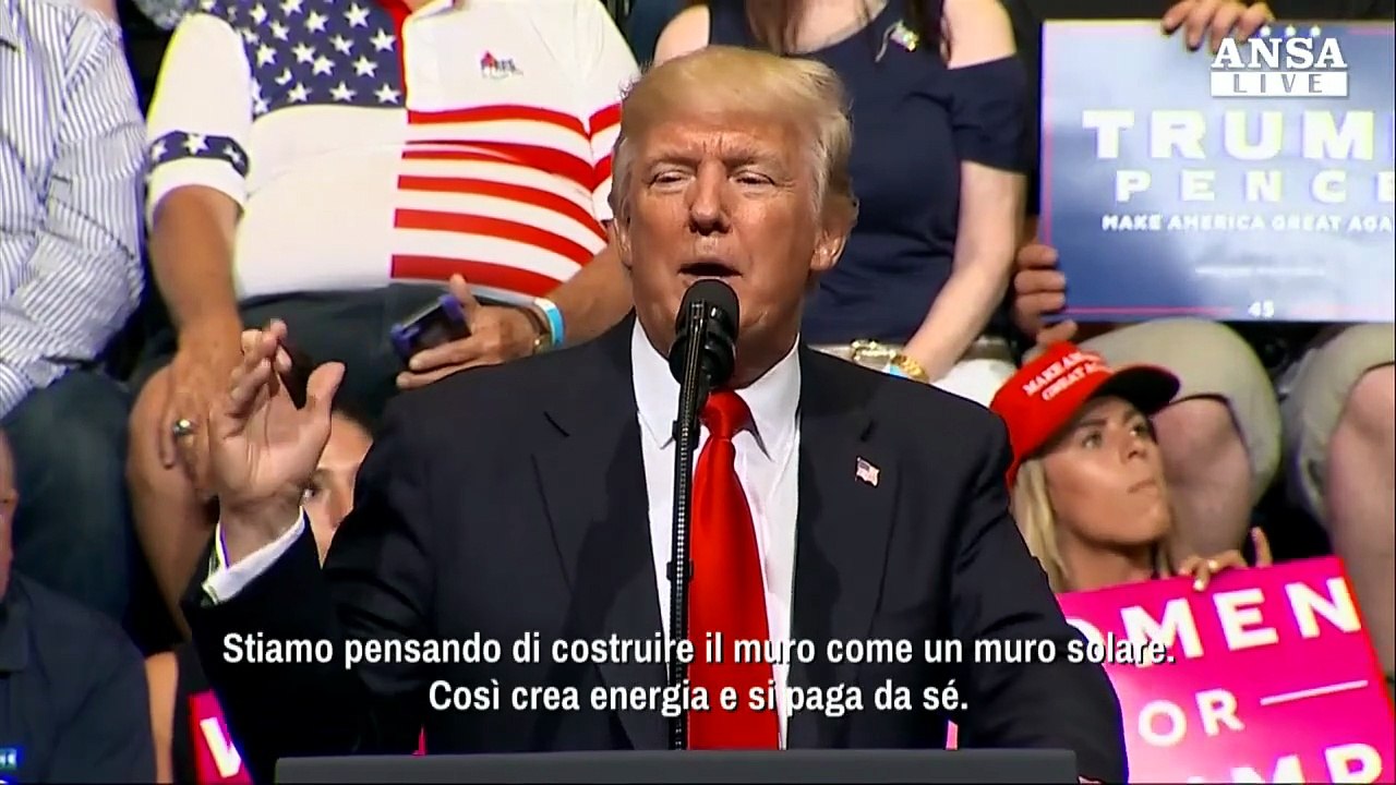 L'ultima di Trump: sara' solare il muro col Messico