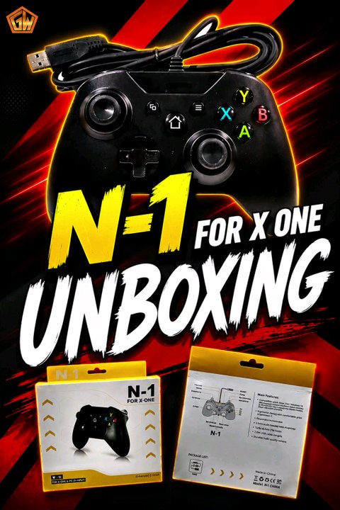 Unboxing N-1 Wired Controller For Xbox One