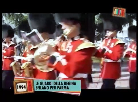 Sembra ieri: le guardie della Regina sfilano per Parma (1984)